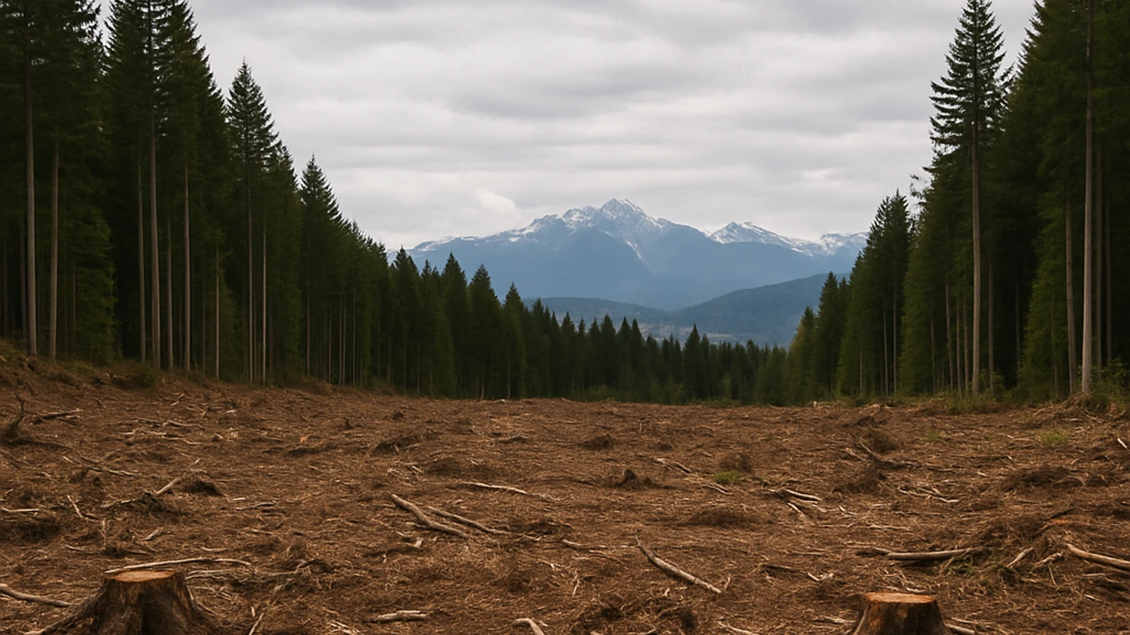Washington open land and forested terrain